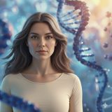 Lucid_Origin_3d_render_of_a_detailed_medical_dna_double_helix__1